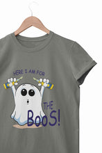 Load image into Gallery viewer, Here For The Boos Women Half Sleeves T-shirt- KidsFashionVilla
