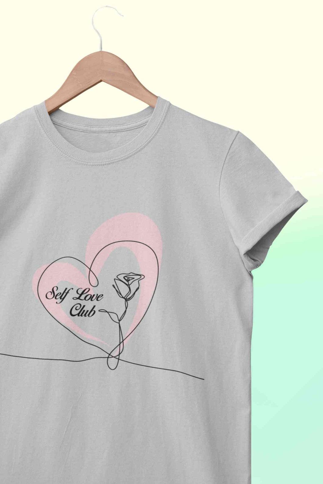 Self Love Club Women Half Sleeves T-shirt- KidsFashionVilla