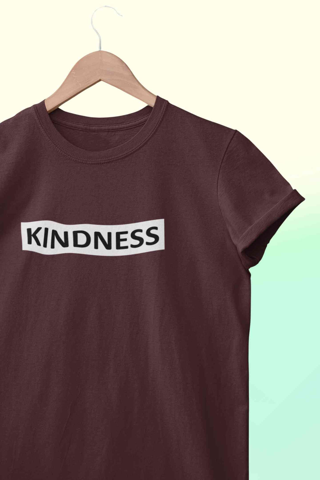Kindness Mens Half Sleeves T-shirt- KidsFashionVilla