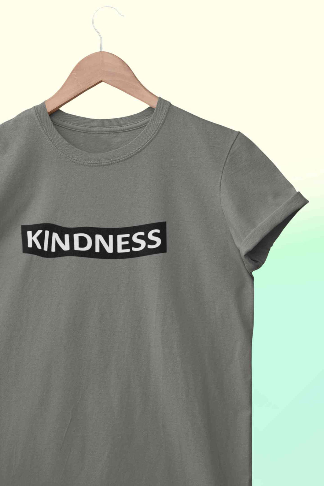 Kindness Women Half Sleeves T-shirt- KidsFashionVilla