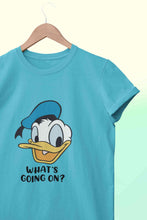 Load image into Gallery viewer, Whats Going On Women Half Sleeves T-shirt- KidsFashionVilla
