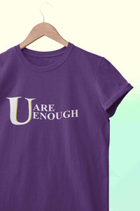 You Are Enough Mens Half Sleeves T-shirt- KidsFashionVilla