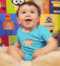 Load image into Gallery viewer, Triangle Owl Rompers for Baby Boy- FunkyTradition FunkyTradition
