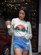 Load image into Gallery viewer, Sunset Women Half Sleeves T-shirt- KidsFashionVilla
