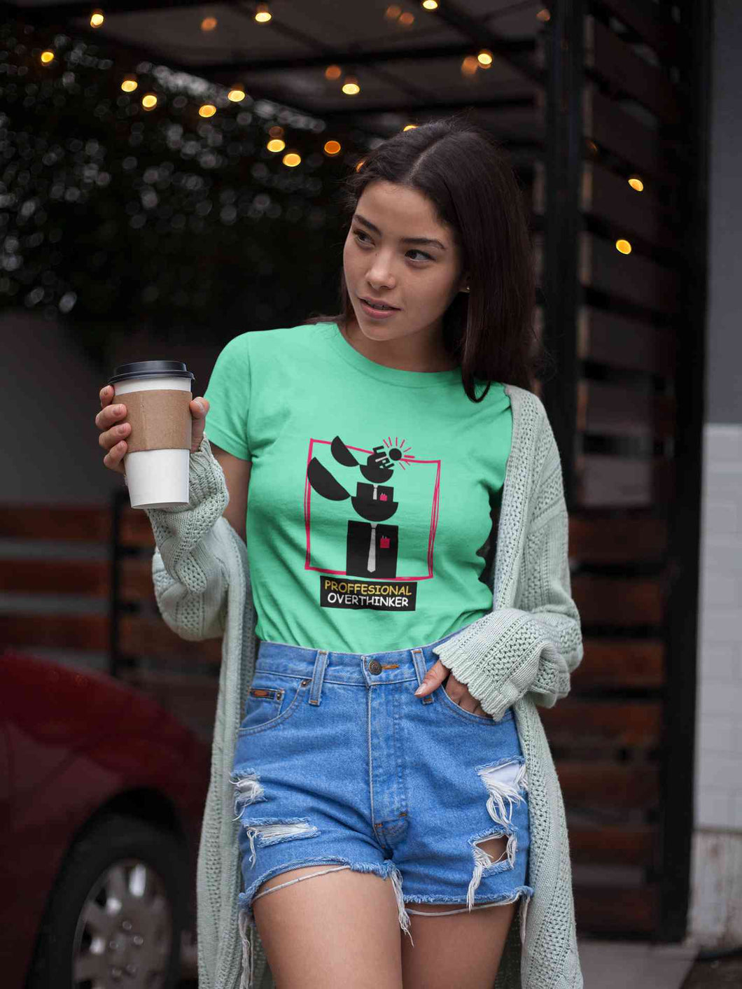 Professional Overthinker Women Half Sleeves T-shirt- KidsFashionVilla