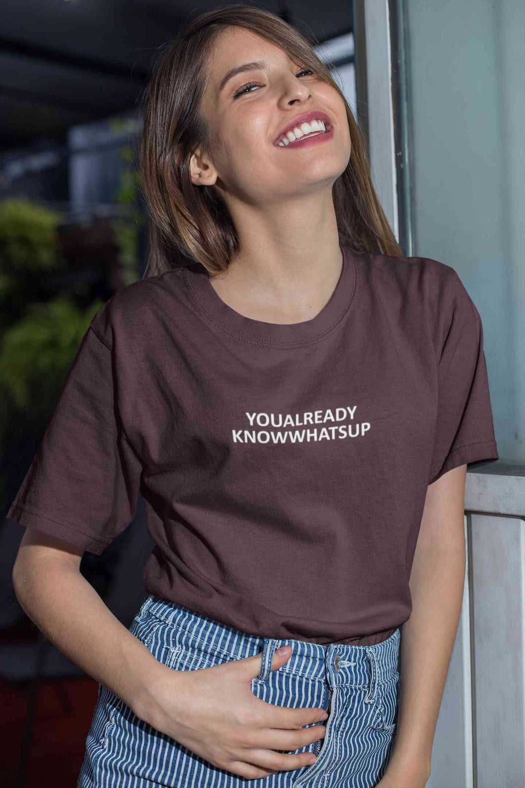 You Already Know Whats Up Women Half Sleeves T-shirt- KidsFashionVilla