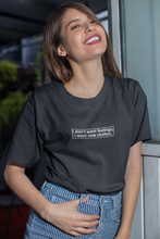 Load image into Gallery viewer, I Want New Clothes Women Half Sleeves T-shirt- KidsFashionVilla
