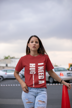 Load image into Gallery viewer, I Need Hug Women Half Sleeves T-shirt- KidsFashionVilla
