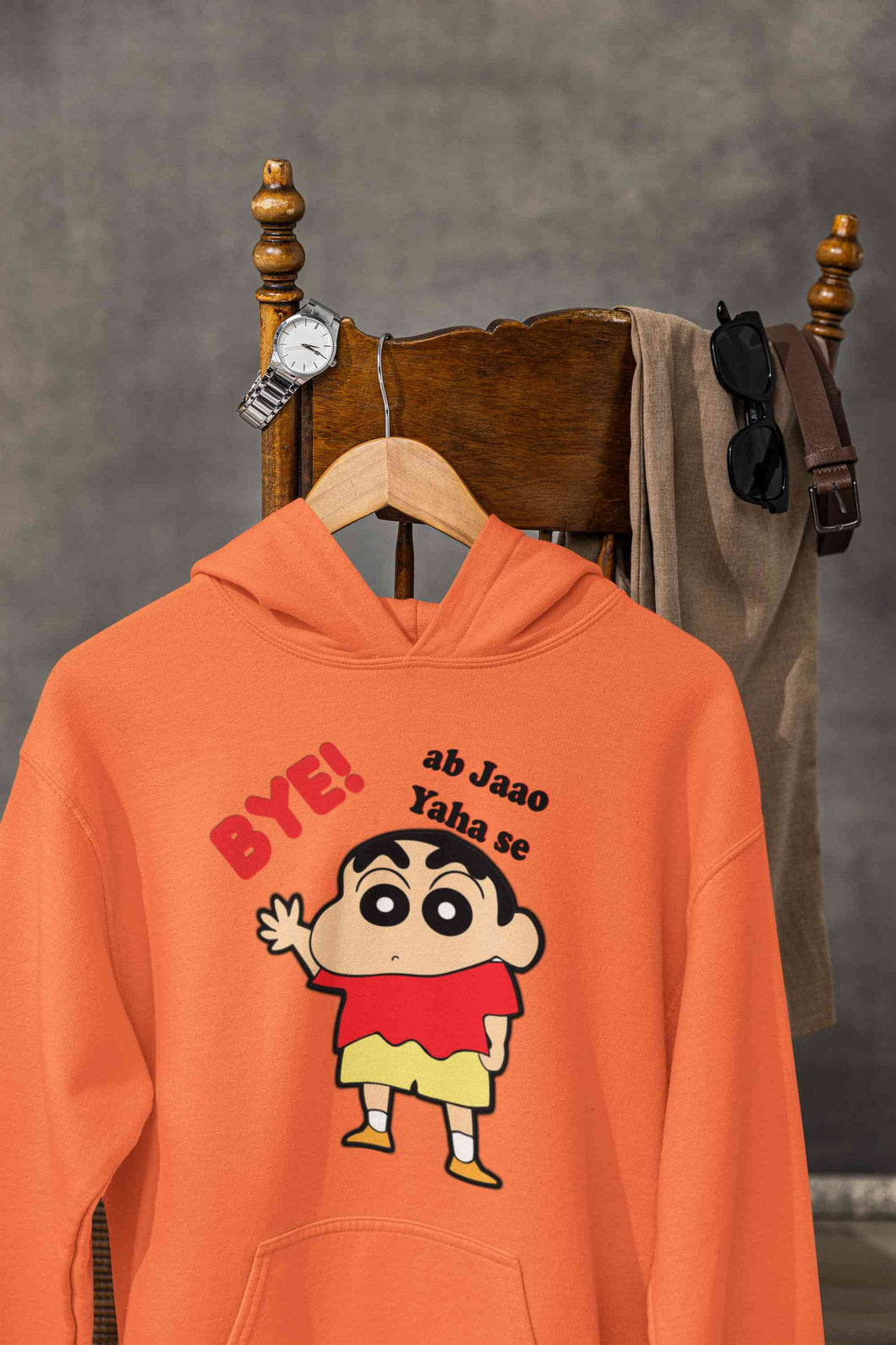 Ab Jao Yaha Se Cartoon Funny Memes Men Hoodies-KidsFashionVilla