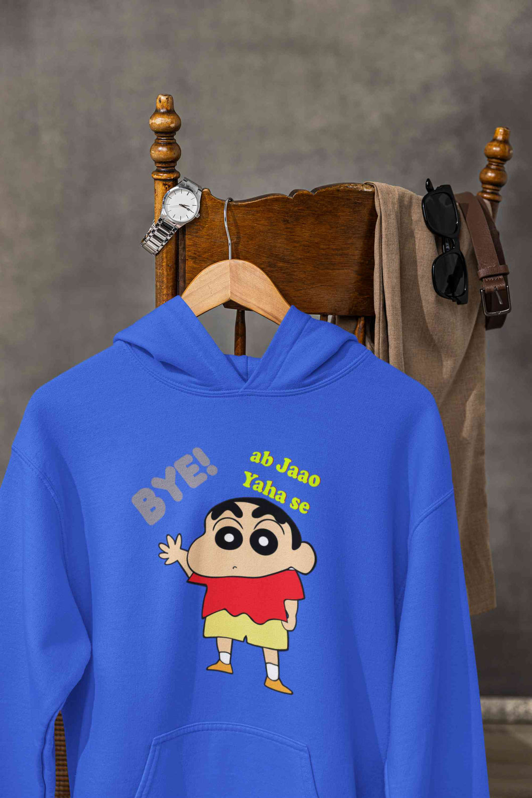 Ab Jao Yaha Se Cartoon Funny Memes Men Hoodies-KidsFashionVilla