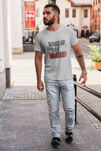 Load image into Gallery viewer, Wake Pray Hustle Mens Half Sleeves T-shirt- FunkyTeesClub - Funky Tees Club
