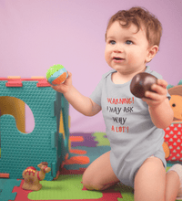 Load image into Gallery viewer, Warning I May Ask Why A lot Rompers for Baby Boy- FunkyTradition FunkyTradition

