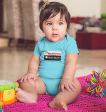 Load image into Gallery viewer, Warning Take Selfies Rompers for Baby Girl- FunkyTradition FunkyTradition
