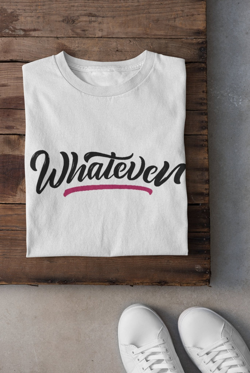 Whatever Mens Half Sleeves T-shirt- FunkyTeesClub - Funky Tees Club