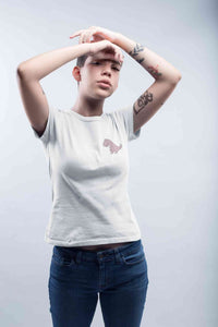 T-Rex Pocket Women Half Sleeves T-shirt- KidsFashionVilla