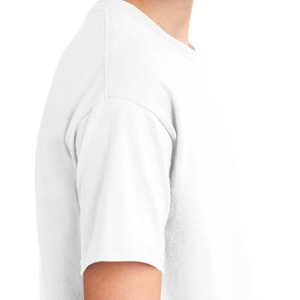 Boy Plain White T-shirt-KidsFashionVilla