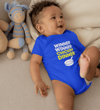Load image into Gallery viewer, Winner Winner Chicken Dinner PUBG Rompers for Baby Boy- FunkyTradition FunkyTradition
