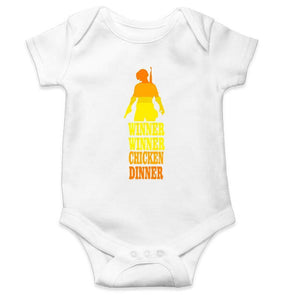 Winner Winner Chicken Dinner PUBG Rompers for Baby Boy- FunkyTradition FunkyTradition