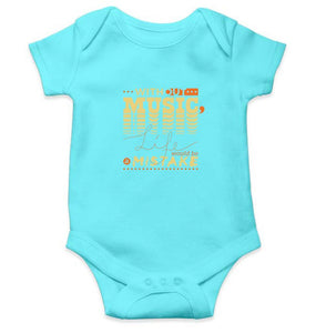 Without music life would be a mistake Rompers for Baby Boy- FunkyTradition FunkyTradition