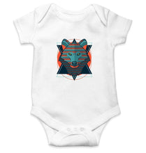 Load image into Gallery viewer, Wolf Abstract Rompers for Baby Girl- FunkyTradition FunkyTradition
