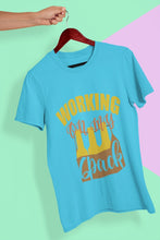 Load image into Gallery viewer, Working On My Six Pack Women Half Sleeves T-shirt- FunkyTeesClub - Funky Tees Club
