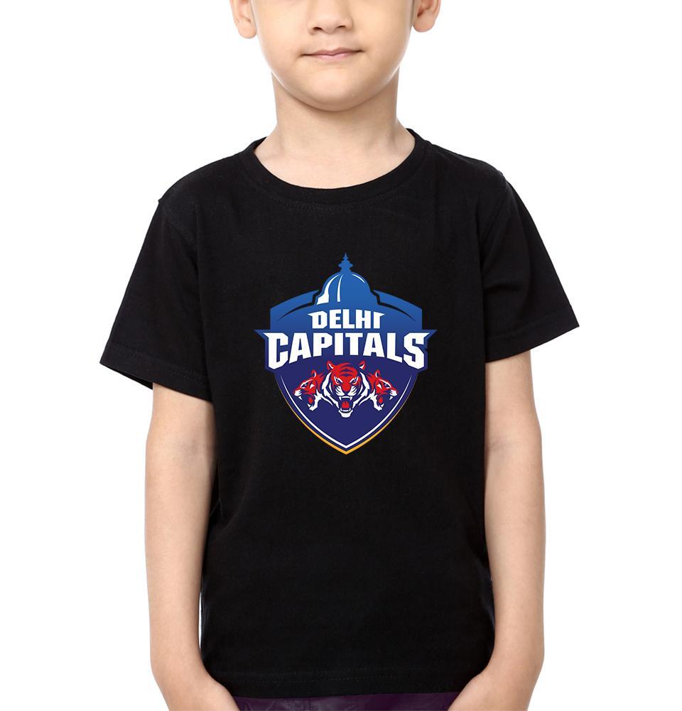 IPL DC Delhi Capitals Half Sleeves T-Shirt for Boys and Kids-KidsFashionVilla