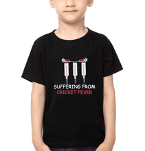 Load image into Gallery viewer, Cricket Fever Half Sleeves T-Shirt for Boys and Kids-KidsFashionVilla
