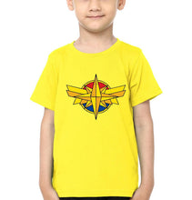 Load image into Gallery viewer, Captain Marvel Logo Half Sleeves T-Shirt for Boy-KidsFashionVilla
