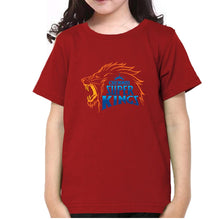 Load image into Gallery viewer, IPL CSK Chennai SuperKings Half Sleeves T-Shirt For Girls -KidsFashionVilla
