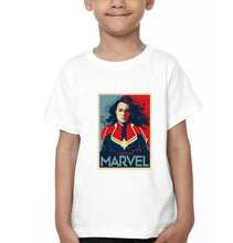 Load image into Gallery viewer, Captain Marvel Superhero Half Sleeves T-Shirt for Boy-KidsFashionVilla
