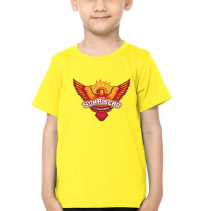 IPL SRH Sunrisers Hyderabad Half Sleeves T-Shirt for Boys and Kids-KidsFashionVilla