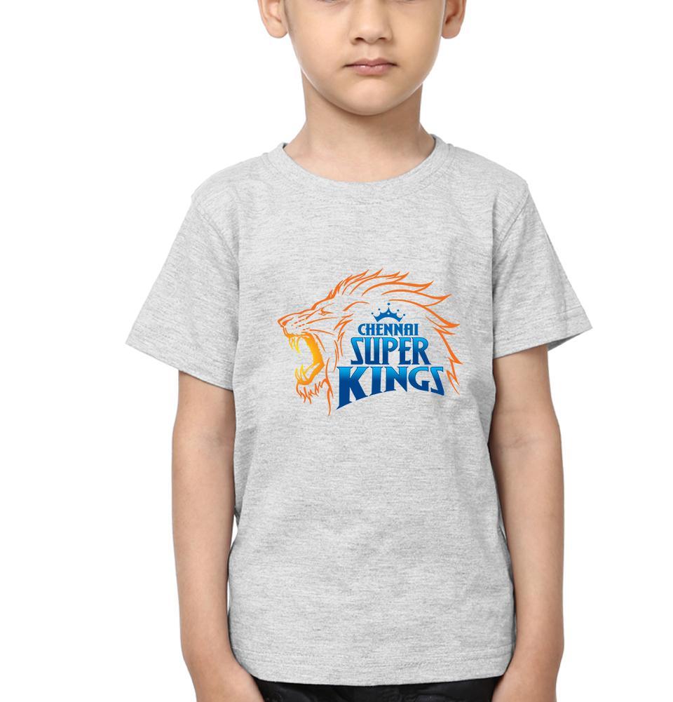 IPL CSK  Chennai SuperKings Half Sleeves T-Shirt for Boys and Kids-KidsFashionVilla