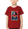 Captain Marvel Superhero Half Sleeves T-Shirt for Boy-KidsFashionVilla