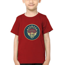 Load image into Gallery viewer, Captain Marvel Logo Half Sleeves T-Shirt for Boy-KidsFashionVilla
