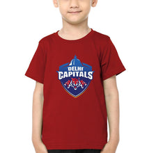 Load image into Gallery viewer, IPL DC Delhi Capitals Half Sleeves T-Shirt for Boys and Kids-KidsFashionVilla
