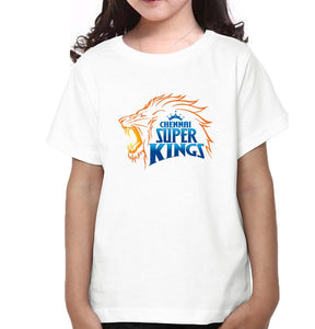 IPL CSK Chennai SuperKings Half Sleeves T-Shirt For Girls -KidsFashionVilla