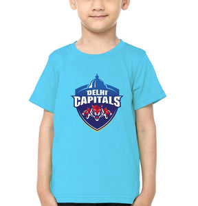 IPL DC Delhi Capitals Half Sleeves T-Shirt for Boys and Kids-KidsFashionVilla