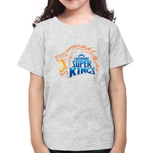 Load image into Gallery viewer, IPL CSK Chennai SuperKings Half Sleeves T-Shirt For Girls -KidsFashionVilla
