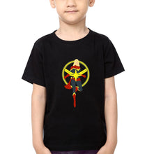 Load image into Gallery viewer, Captain Marvel Logo Half Sleeves T-Shirt for Boy-KidsFashionVilla
