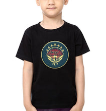 Load image into Gallery viewer, Captain Marvel Logo Half Sleeves T-Shirt for Boy-KidsFashionVilla
