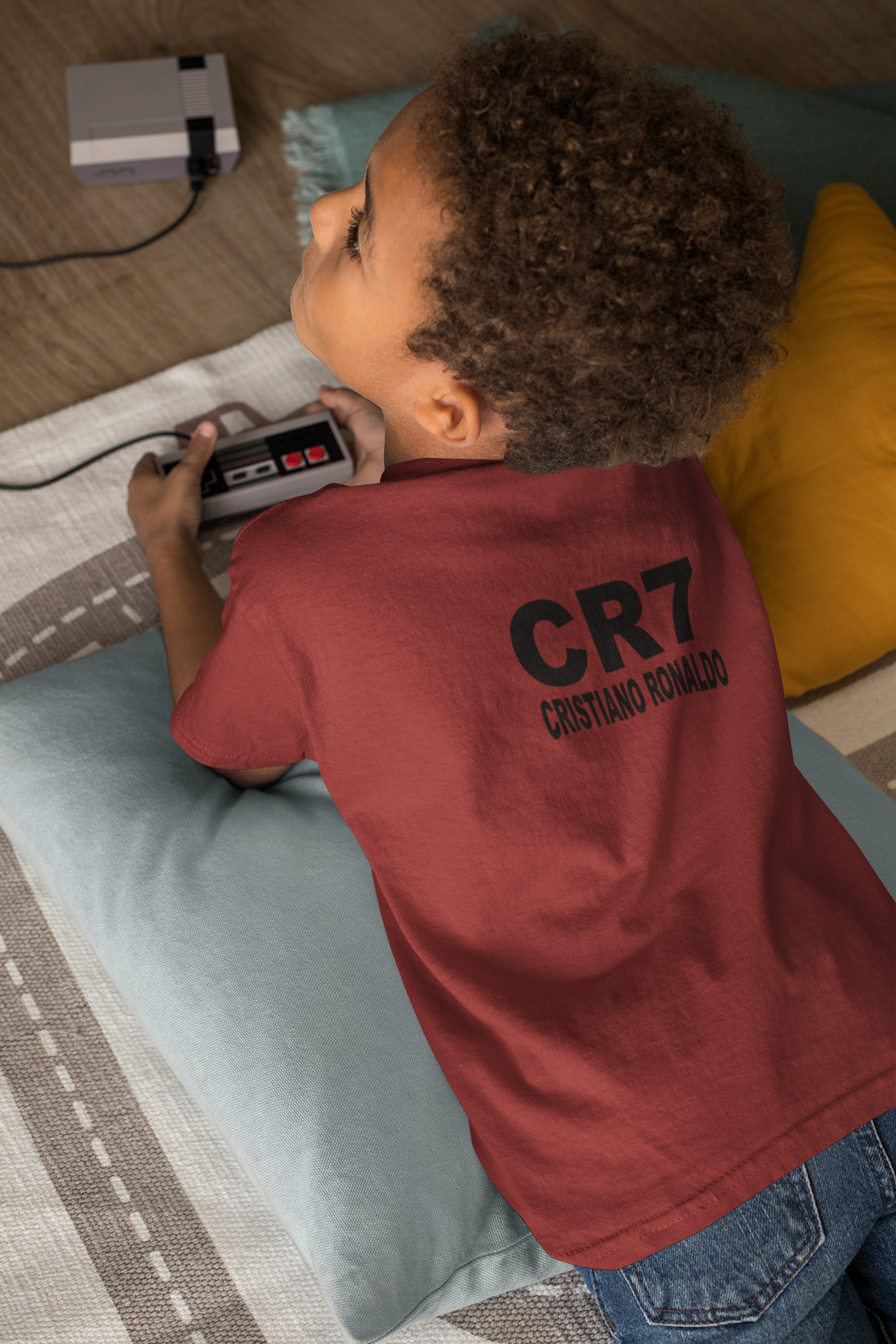 Ronaldo cr7 Half Sleeves T-Shirt for Boy-KidsFashionVilla