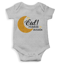Load image into Gallery viewer, Custom Name Eid Mubaarak Rompers for Baby Boy- KidsFashionVilla
