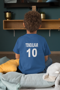 Tendulkar 10 Half Sleeves T-Shirt for Boy-KidsFashionVilla