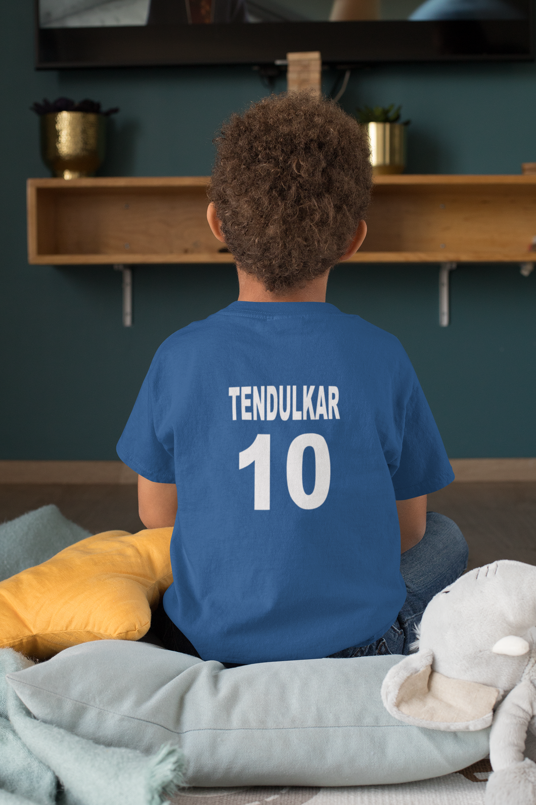 Tendulkar 10 Half Sleeves T-Shirt for Boy-KidsFashionVilla