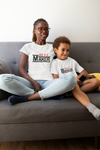 Rule Maker Mother And Son White Matching T-Shirt- KidsFashionVilla
