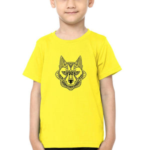 WOLF Half Sleeves T-Shirt for Boy-KidsFashionVilla