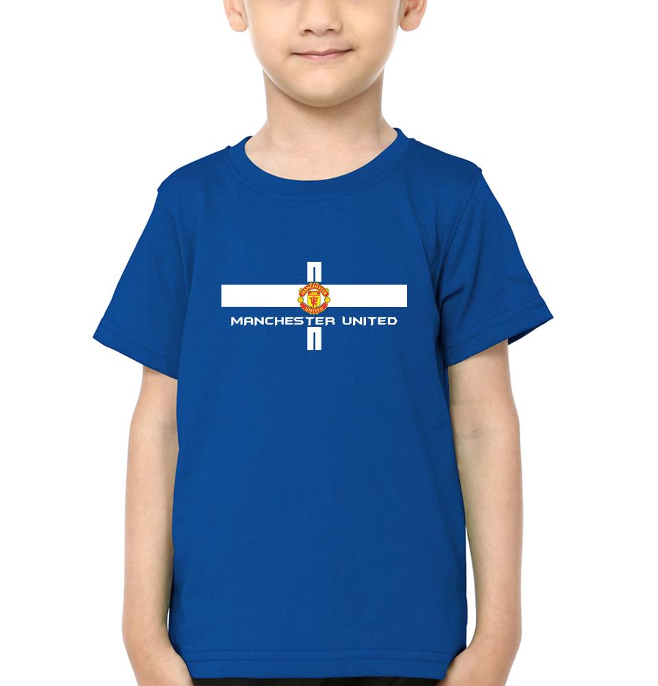 Manchester United Half Sleeves T-Shirt for Boy-KidsFashionVilla