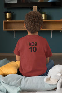 Messi 10 Half Sleeves T-Shirt for Boy-KidsFashionVilla
