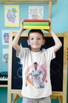 Ronaldo Half Sleeves T-Shirt for Boy-KidsFashionVilla