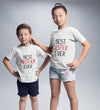 Best Brother Ever Best Sister Ever Brother-Sister Kid Half Sleeves T-Shirts -KidsFashionVilla